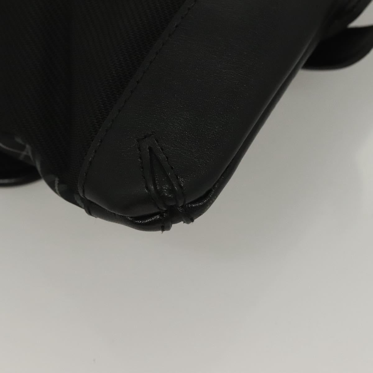 Burberry Front Pocket Messenger Bag Haymarket Canvas, BLACK, CANVAS, Shoulder bag