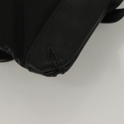 Burberry Front Pocket Messenger Bag Haymarket Canvas, BLACK, CANVAS, Shoulder bag