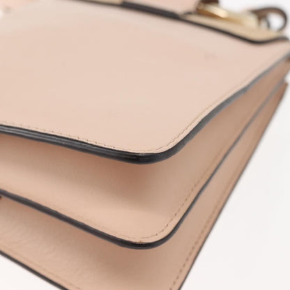 Chloe Faye Bracelet Crossbody Bag Leather and Suede, PINK, SUEDE, Crossbody bag