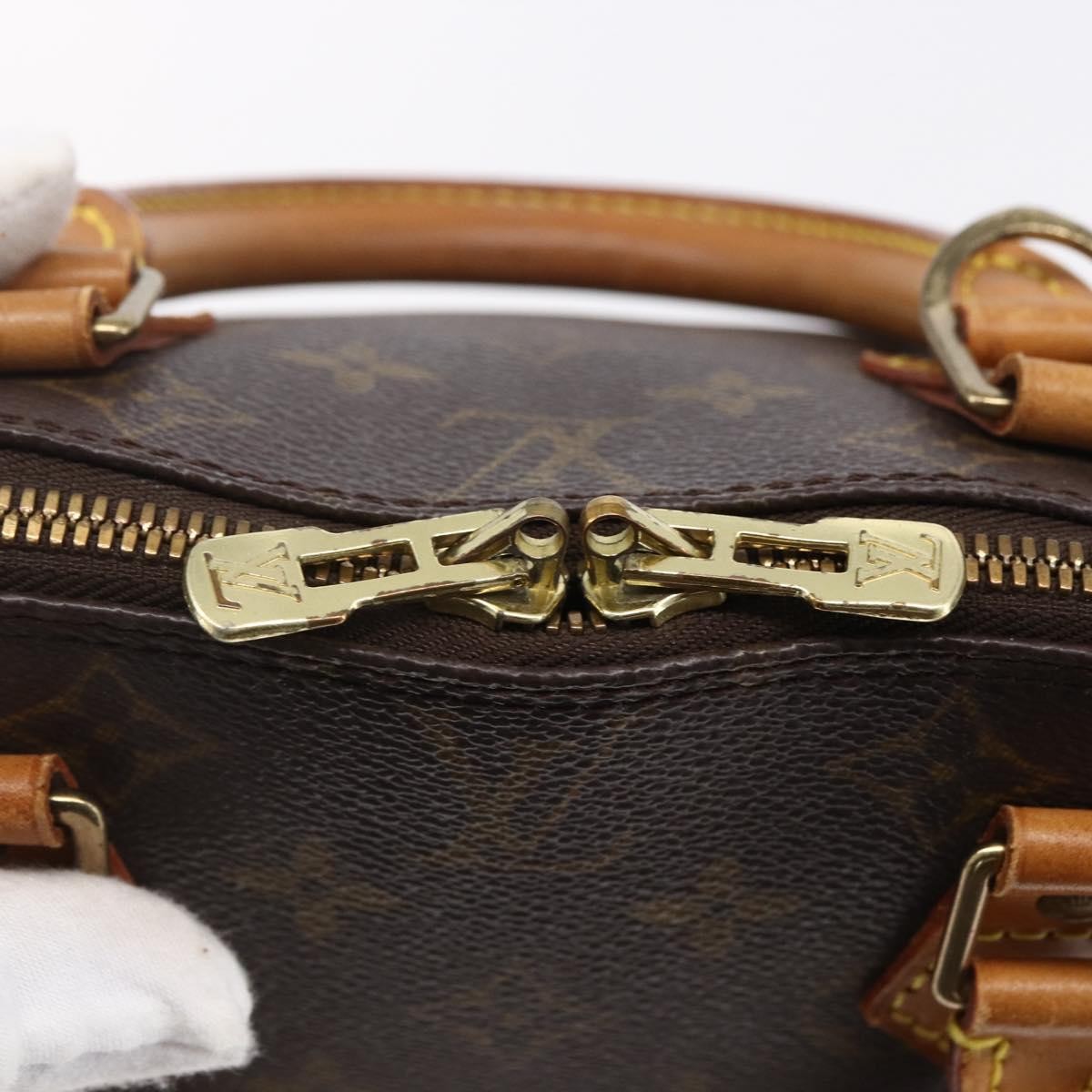 Louis Vuitton Alma Handbag Monogram Canvas, BROWN, CANVAS, Handbag
