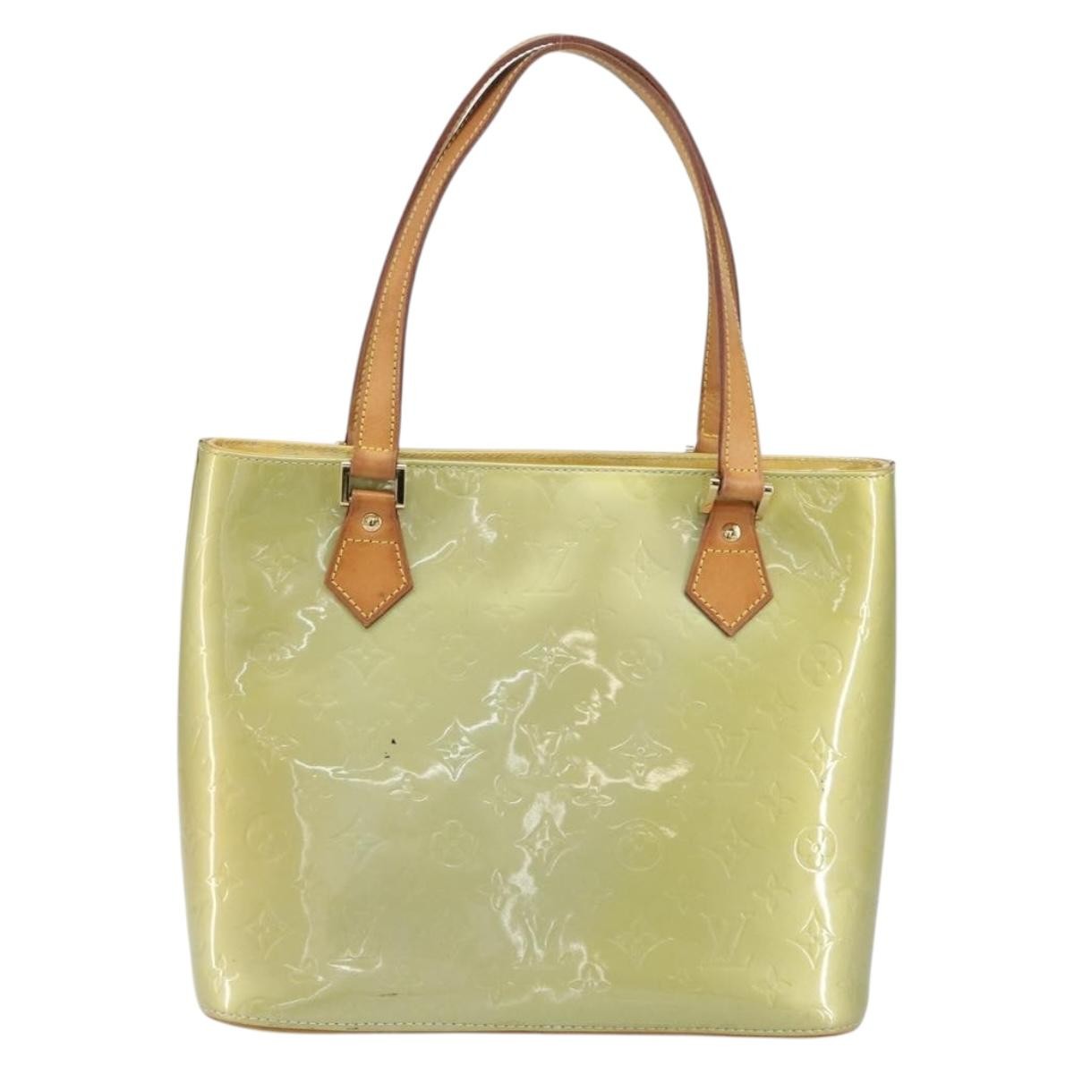 Louis Vuitton Houston Handbag Monogram Vernis, GRAY, PATENT_LEATHER, Handbag