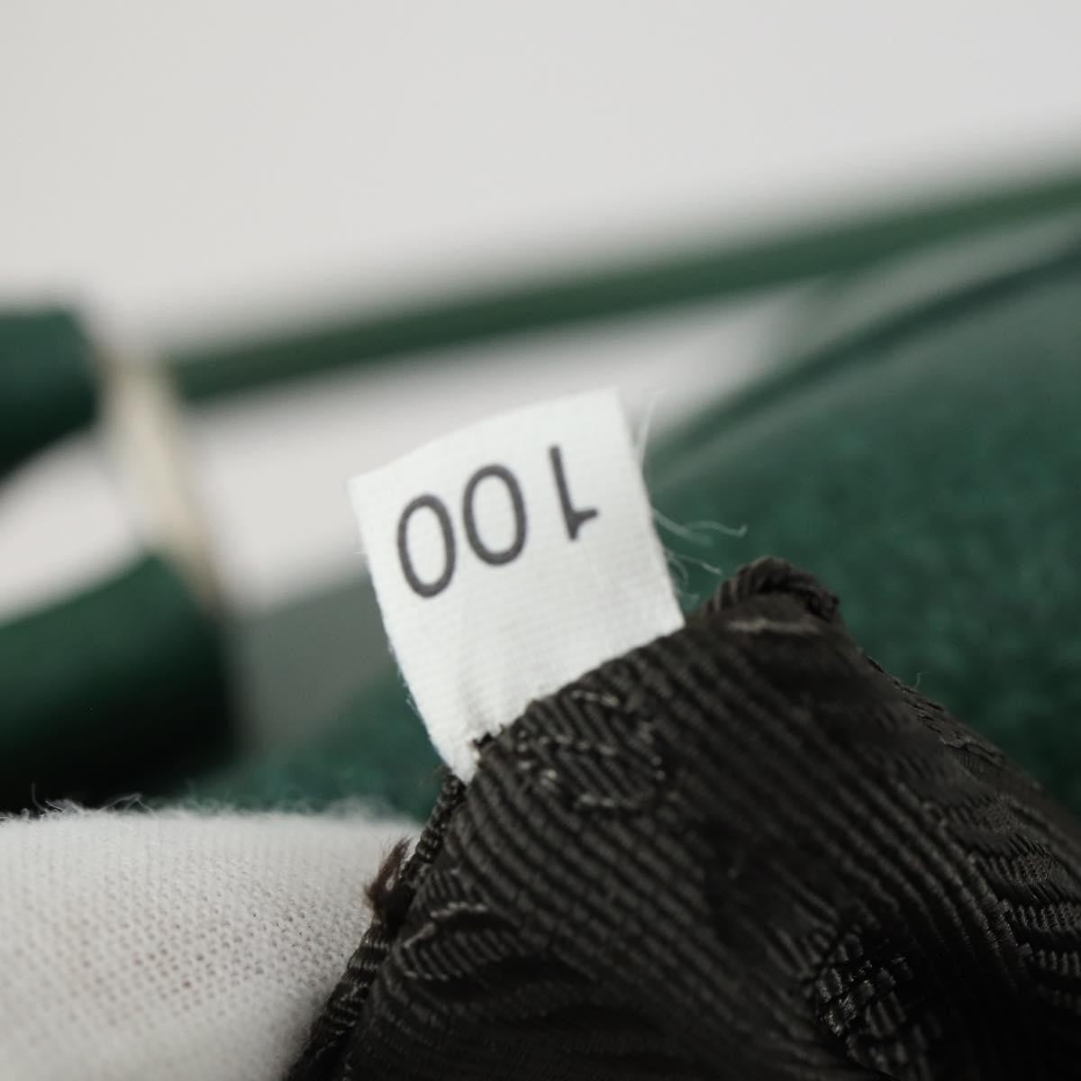 Prada Vintage Boston Bag Leather, GREEN, LEATHER, Travel bag