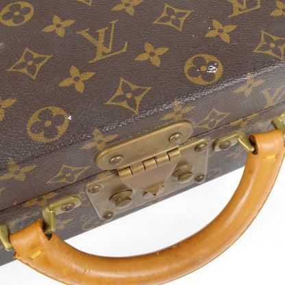 Louis Vuitton President Classeur Briefcase Monogram Canvas, BROWN, CANVAS, Briefcase