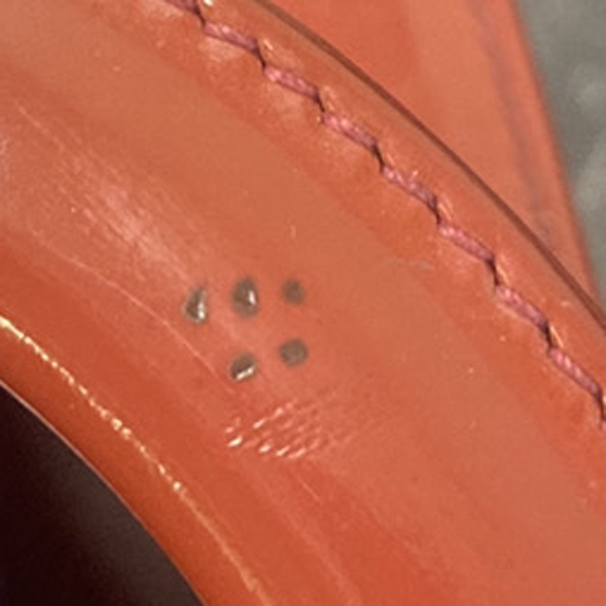 Christian Dior Vintage Lady Dior Bag Cannage Quilt Patent, RED, PATENT_LEATHER, Handbag