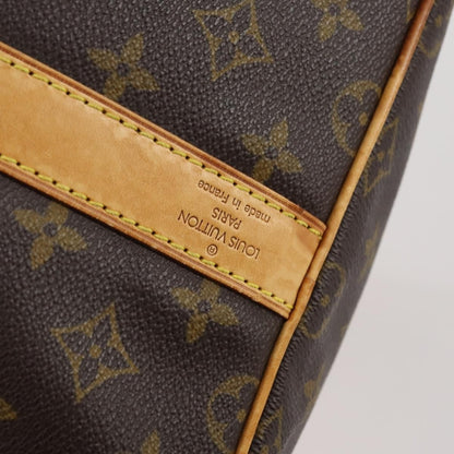 Louis Vuitton Keepall Bandouliere Bag Monogram Canvas, BROWN, CANVAS, Travel bag