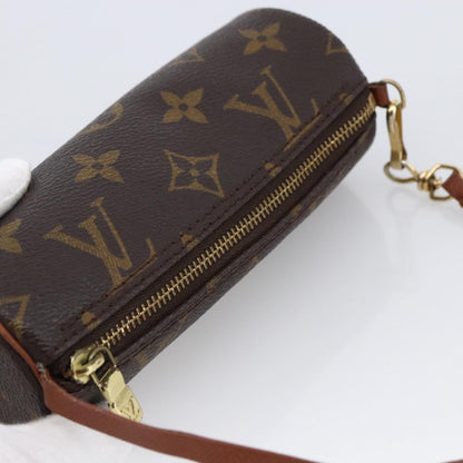 Louis Vuitton Papillon Pochette Monogram Canvas, BROWN, CANVAS, Clutche & pouche