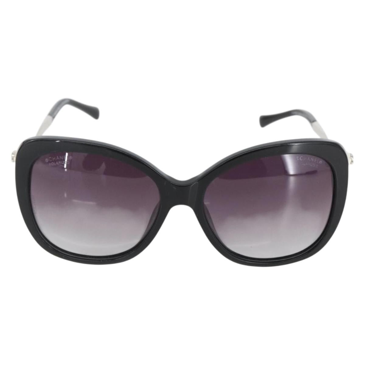 Chanel Logo CC Sunglasses Metal, BLACK, METAL, Sunglasse