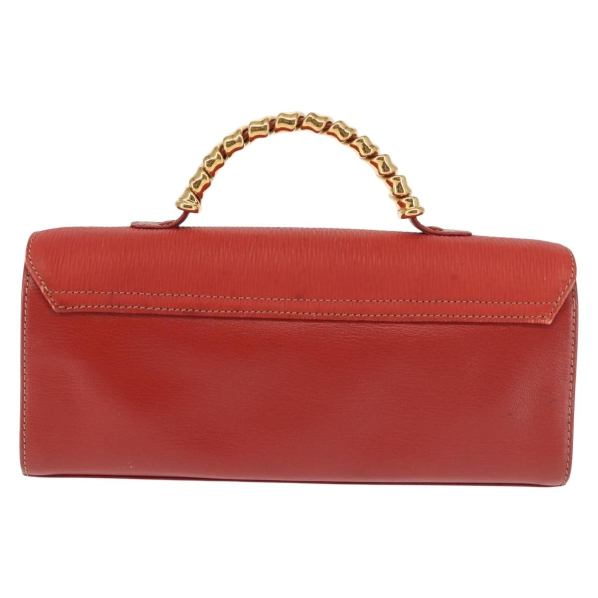 Loewe Vintage Velazquez Top Handle Bag Leather, RED, LEATHER, Handbag