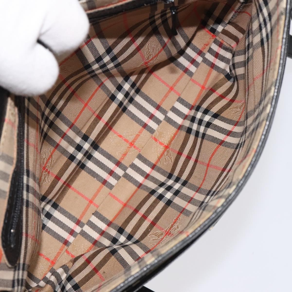 Burberry Flap Shoulder Bag Leather, BLACK, LEATHER, Shoulder bag