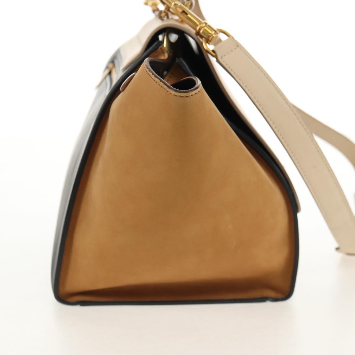 Celine Tricolor Trapeze Bag Leather, MULTICOLOUR, LEATHER, Handbag