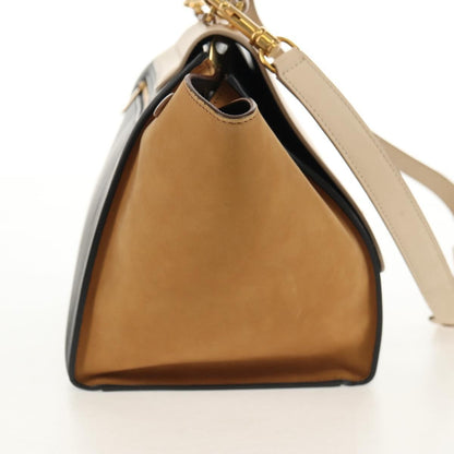 Celine Tricolor Trapeze Bag Leather, MULTICOLOUR, LEATHER, Handbag