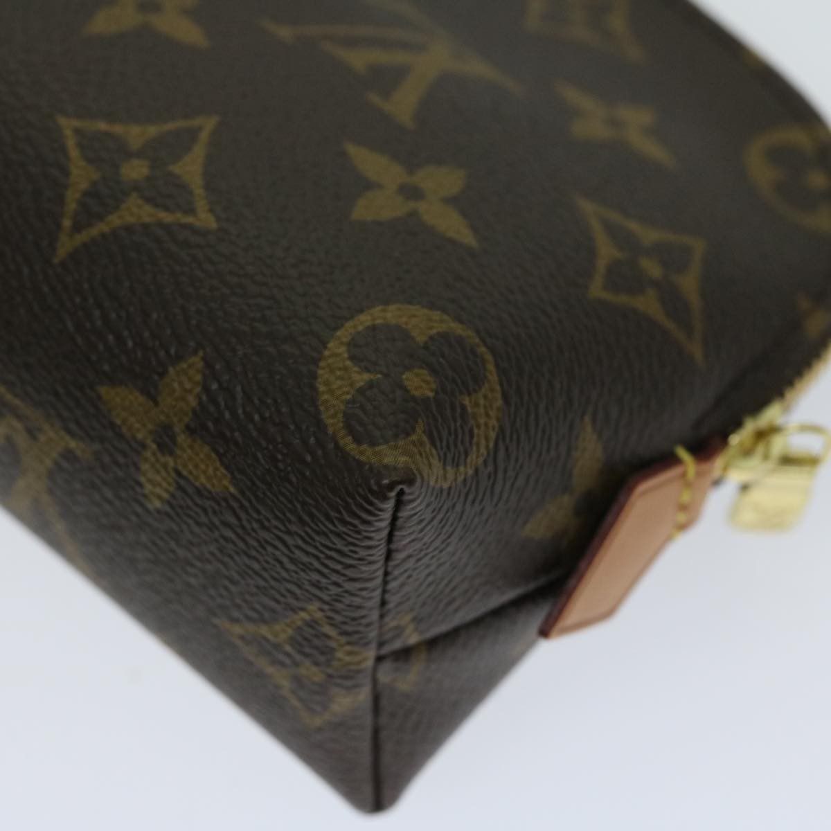 Louis Vuitton Cosmetic Pouch Limited Edition Patches Monogram Canvas, BROWN, CANVAS, Toiletry Case