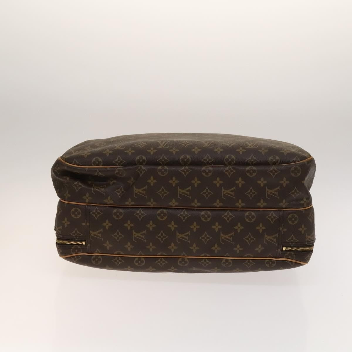 Louis Vuitton Alize Bag Monogram Canvas, BROWN, CANVAS, Travel bag