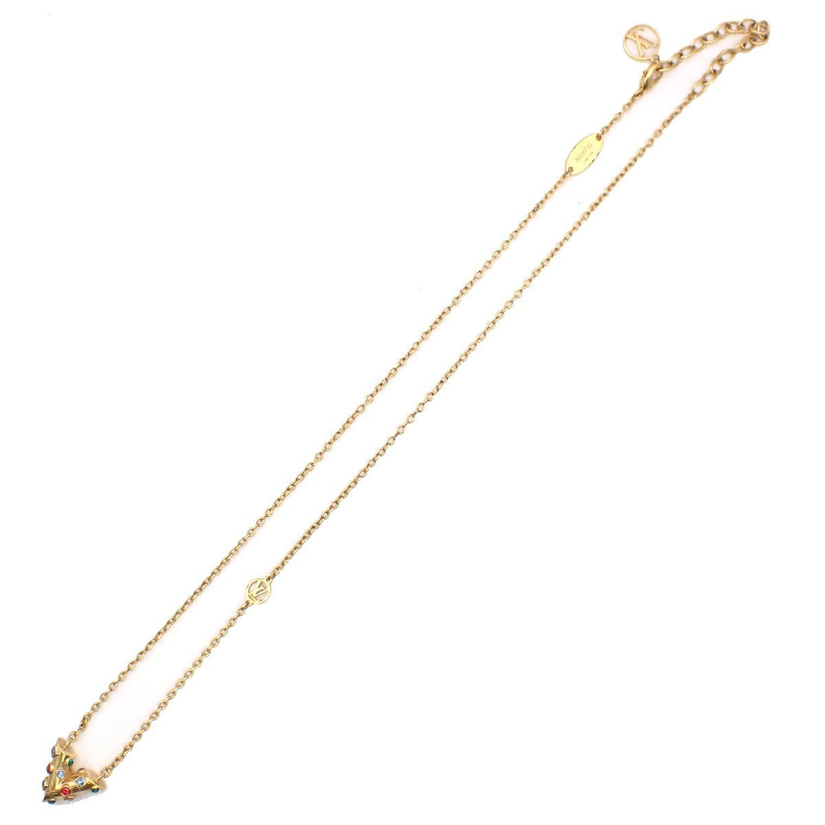 Louis Vuitton Essential V Necklace Metal, GOLD, GOLD_PLATED, Necklace