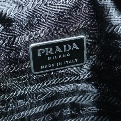 Prada Single Buckle Pocket Backpack Wool, GRAY, WOOL, Backpack