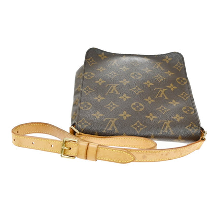 Louis Vuitton Musette Salsa Handbag Monogram Canvas, BROWN, CANVAS, Shoulder bag
