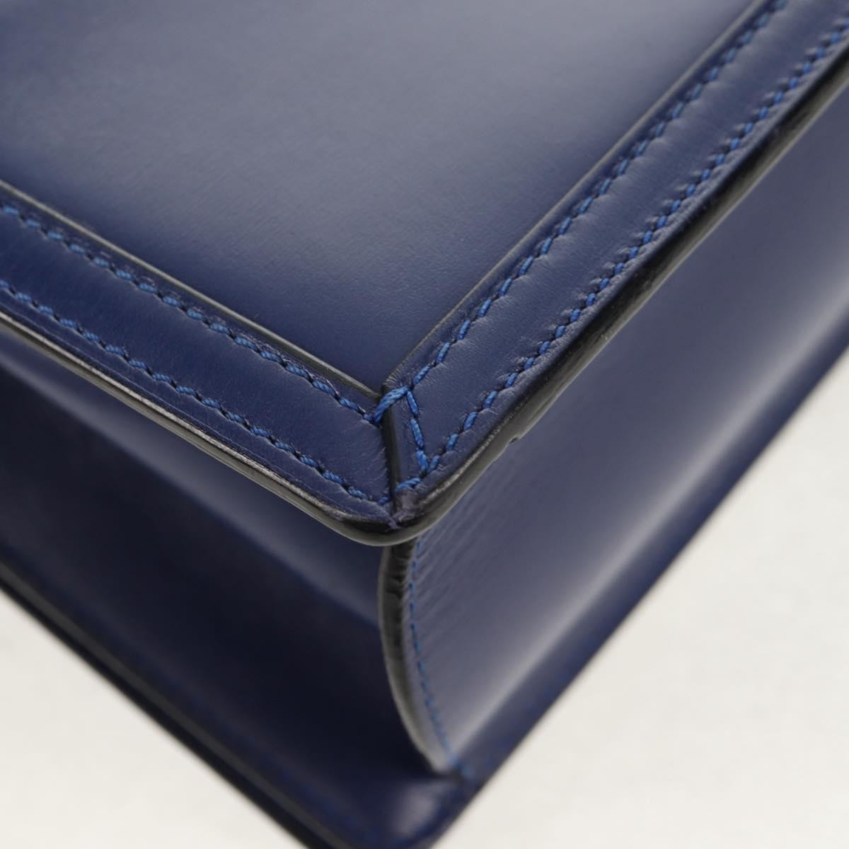 Loewe Barcelona Shoulder Bag Leather, BLUE, LEATHER, Shoulder bag