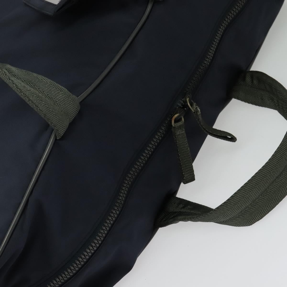 Prada Travel Boston Bag Nylon, NAVY, NYLON, Travel bag