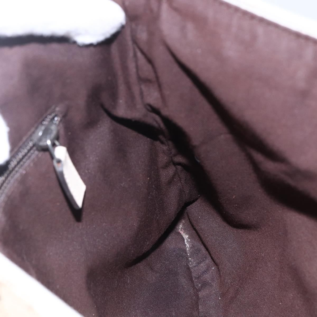 Gucci Zip Messenger Bag GG Canvas with Perforated Leather, BEIGE, CANVAS, Shoulder bag