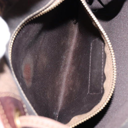 Prada Logo Flat Messenger Canvas, BROWN, CANVAS, Shoulder bag