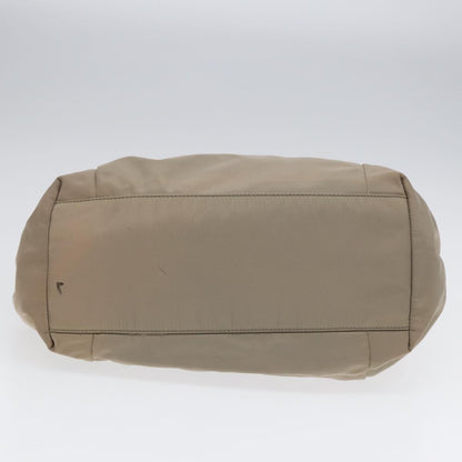 Salvatore Ferragamo Convertible Bow Satchel Nylon, BEIGE, NYLON, Handbag