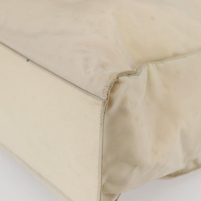 Prada Resin Handle Tote Tessuto, BEIGE, NYLON, Tote bag