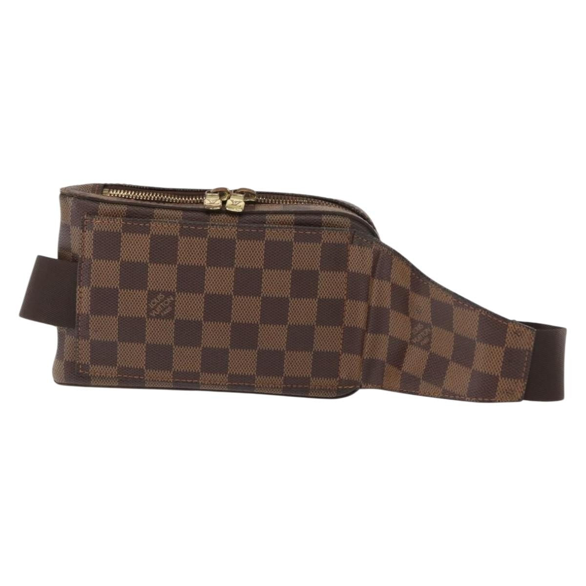 Louis Vuitton Geronimos Waist Bag Damier, BROWN, CANVAS, Shoulder bag