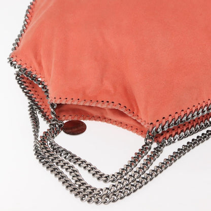 Stella McCartney Falabella Fold Over Crossbody Bag Suede, ORANGE, SUEDE, Crossbody bag