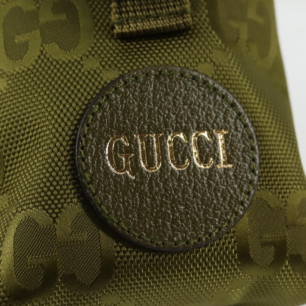 Gucci Off The Grid Shoulder Bag GG Econyl, GREEN, CANVAS, Shoulder bag