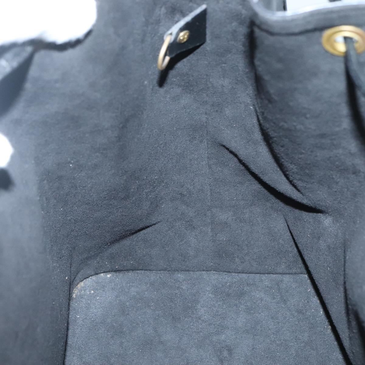 Louis Vuitton Petit Noe Handbag Epi Leather, BLACK, LEATHER, Handbag