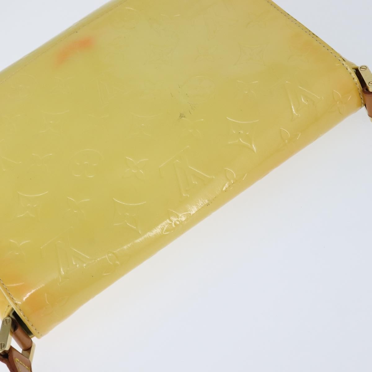 Louis Vuitton Thompson Street Handbag Monogram Vernis, YELLOW, PATENT_LEATHER, Shoulder bag