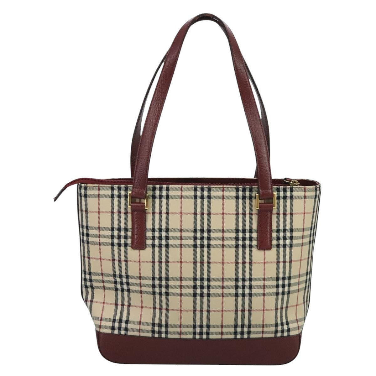 Burberry Nova Check Tote canvas check pattern, BEIGE, CANVAS, Tote bag