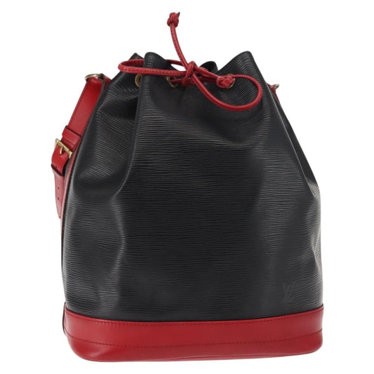 Louis Vuitton Bicolor Noe Handbag Epi Leather, BLACK, LEATHER, Handbag