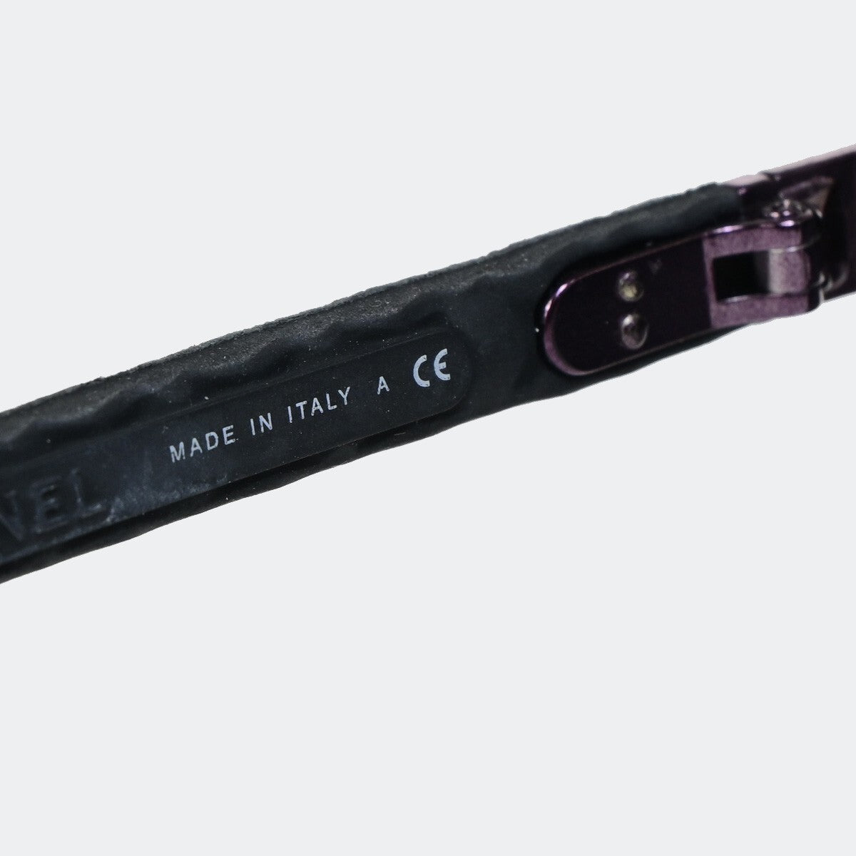 Chanel CC No. 5 Charm Chain Belt Metal, PURPLE, METAL, Sunglasse