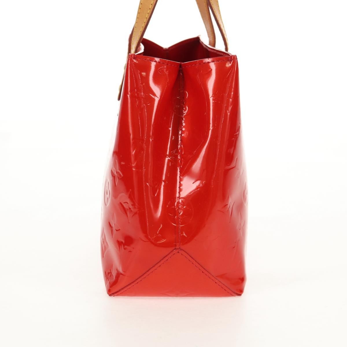 Louis Vuitton Reade Handbag Monogram Vernis, RED, PATENT_LEATHER, Handbag