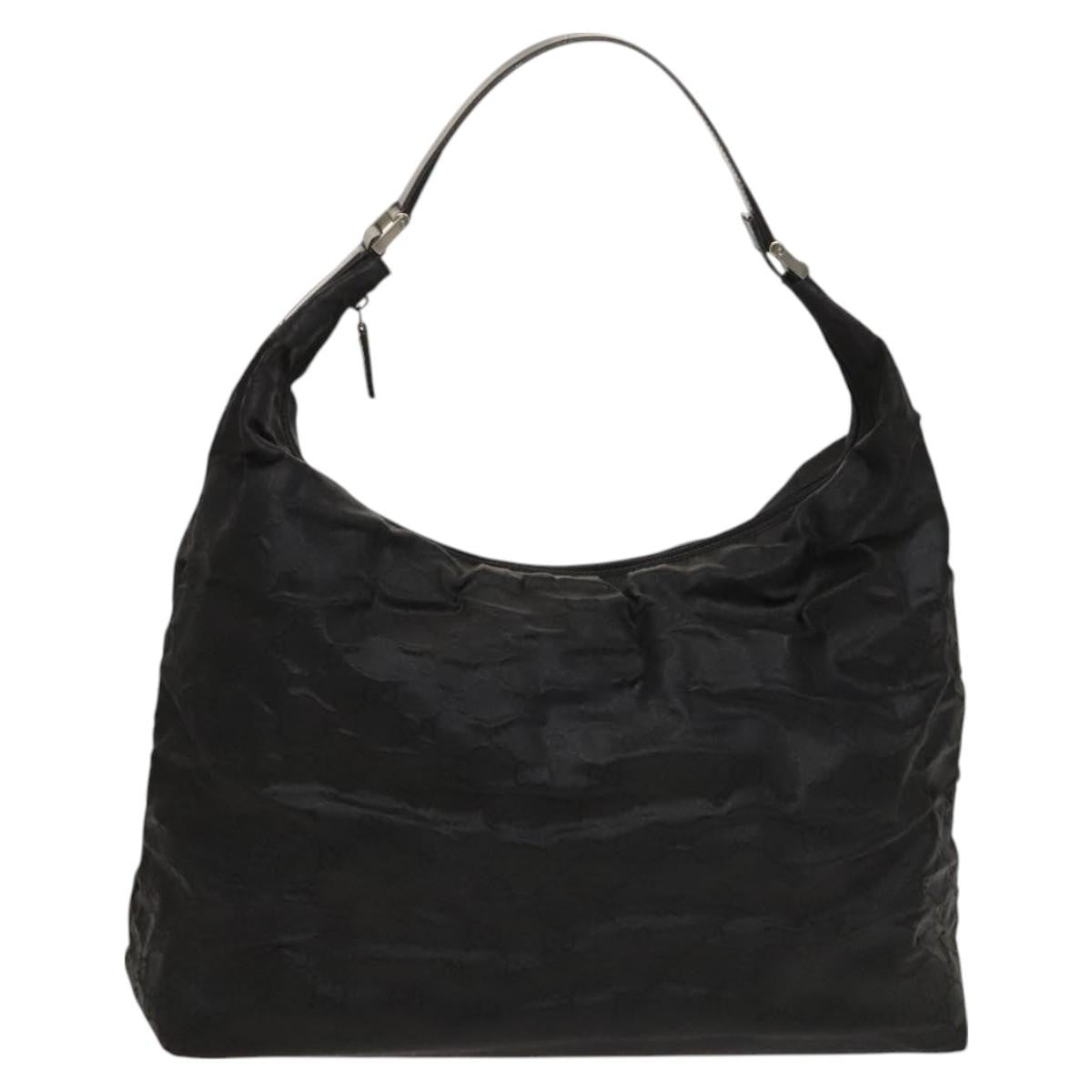 Gucci Zip Hobo Nylon, BLACK, NYLON, Shoulder bag