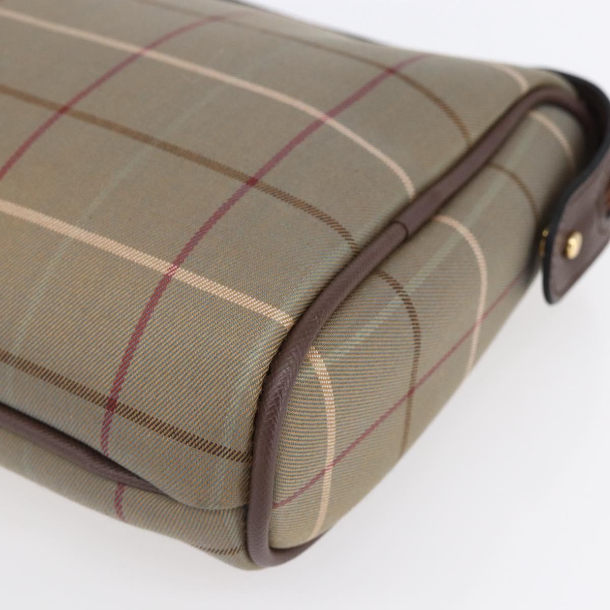 Burberry Nova check Pochette Canvas, BEIGE, CANVAS, Clutche & pouche