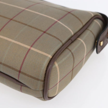 Burberry Nova check Pochette Canvas, BEIGE, CANVAS, Clutche & pouche