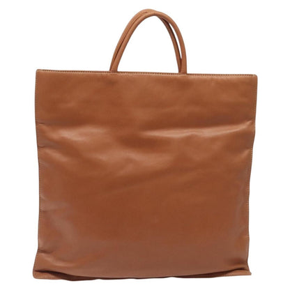 Loewe Anagram handbag Leather, BROWN, LEATHER, Handbag