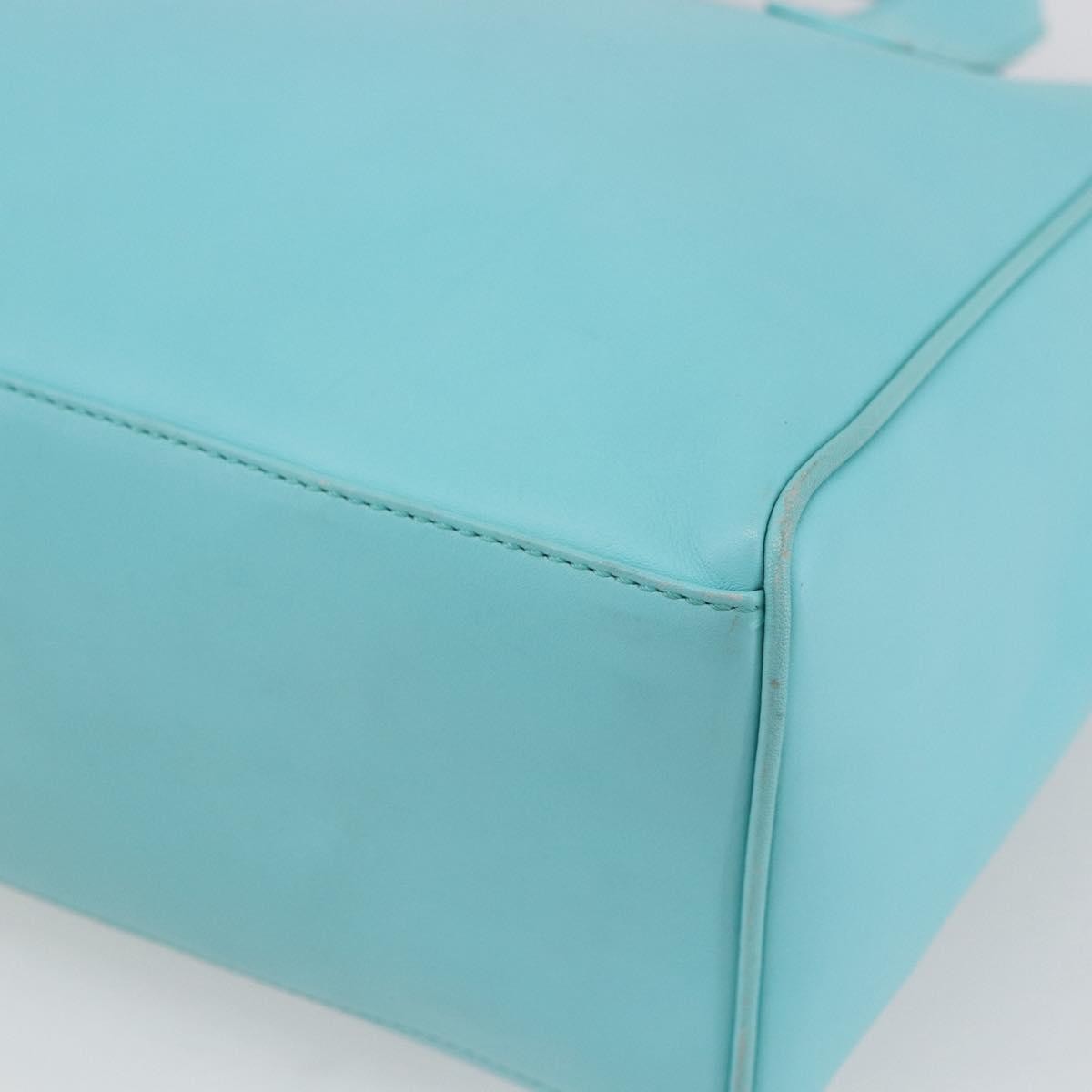 Christian Dior Vintage Handbag Leather, BLUE, LEATHER, Handbag