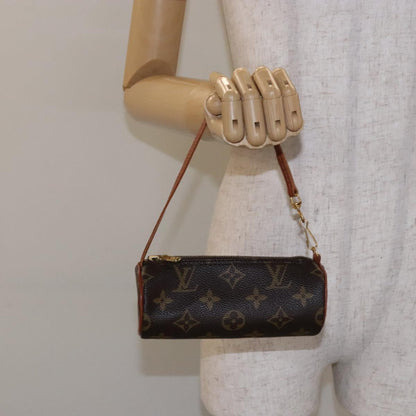 Louis Vuitton Papillon Pochette Monogram Canvas, BROWN, CANVAS, Handbag