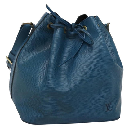Louis Vuitton Petit Noe Handbag Epi Leather, BLUE, LEATHER, Handbag