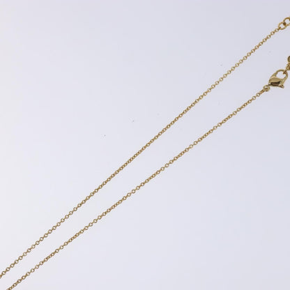 Christian Dior CD Pendant Necklace Metal, GOLD, METAL, Necklace