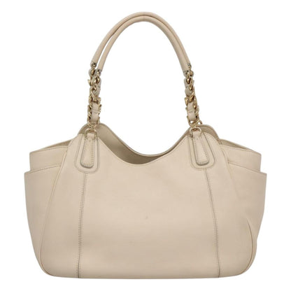 Salvatore Ferragamo Melinda Tote Leather, BEIGE, LEATHER, Tote bag