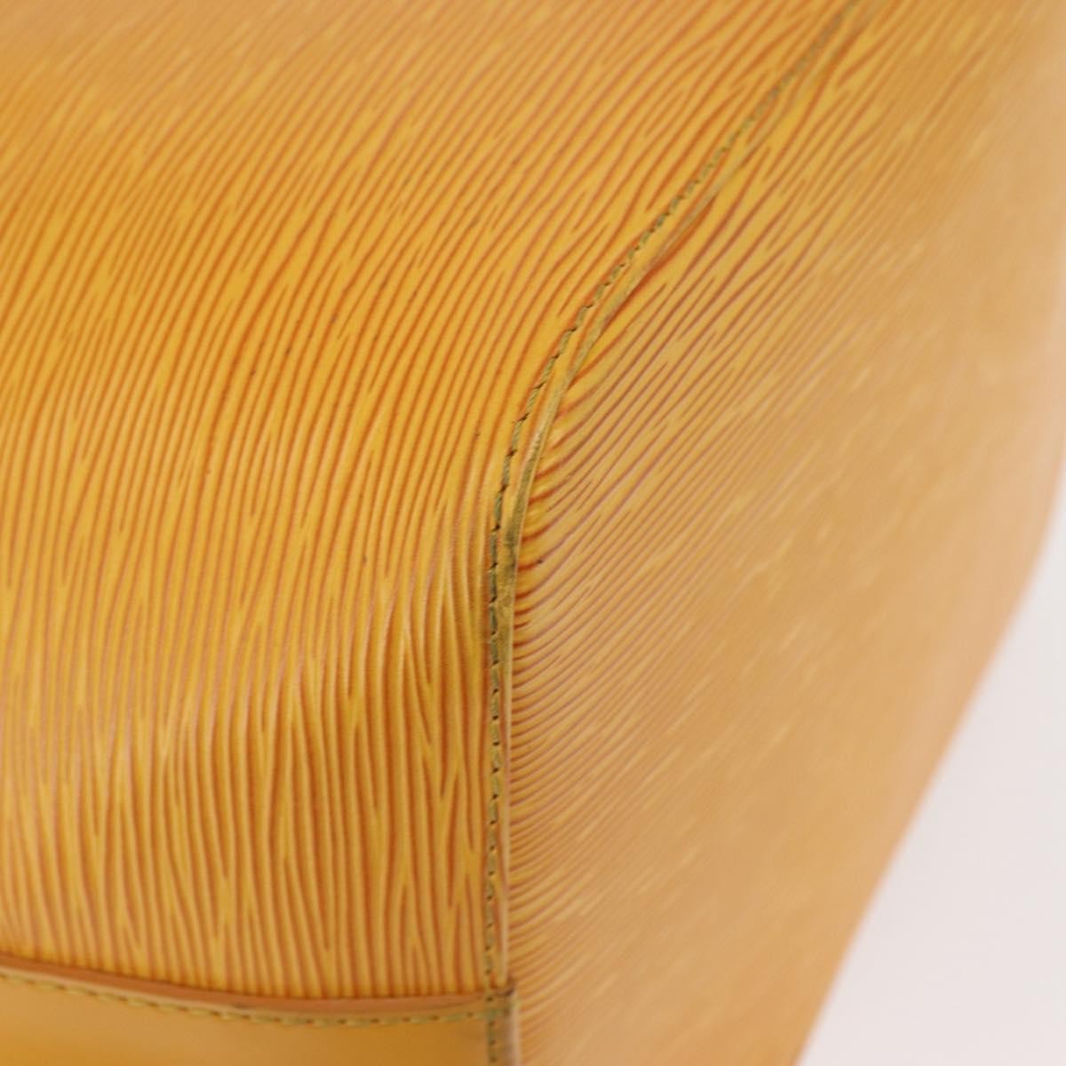 Louis Vuitton Petit Noe Handbag Epi Leather, YELLOW, LEATHER, Shoulder bag