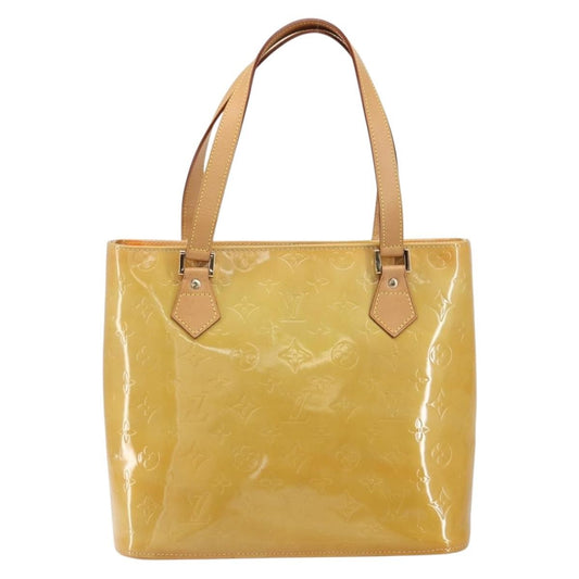 Louis Vuitton Houston Handbag Monogram Vernis, BEIGE, PATENT_LEATHER, Handbag