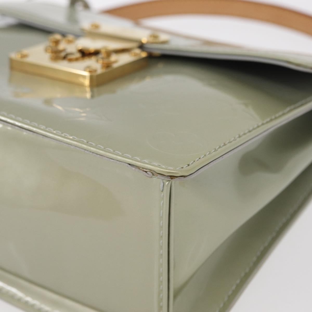 Louis Vuitton Spring Street Handbag Monogram Vernis, GRAY, PATENT_LEATHER, Handbag