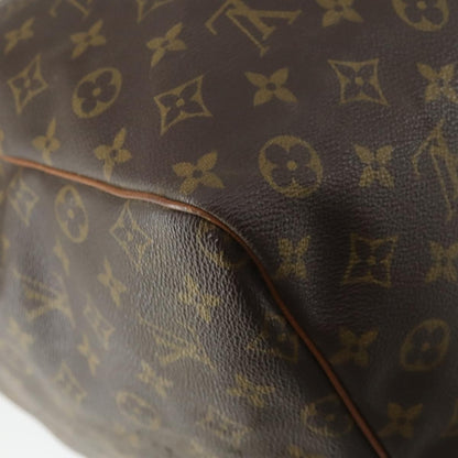 Louis Vuitton Keepall Bag Monogram Canvas, BROWN, CANVAS, Travel bag