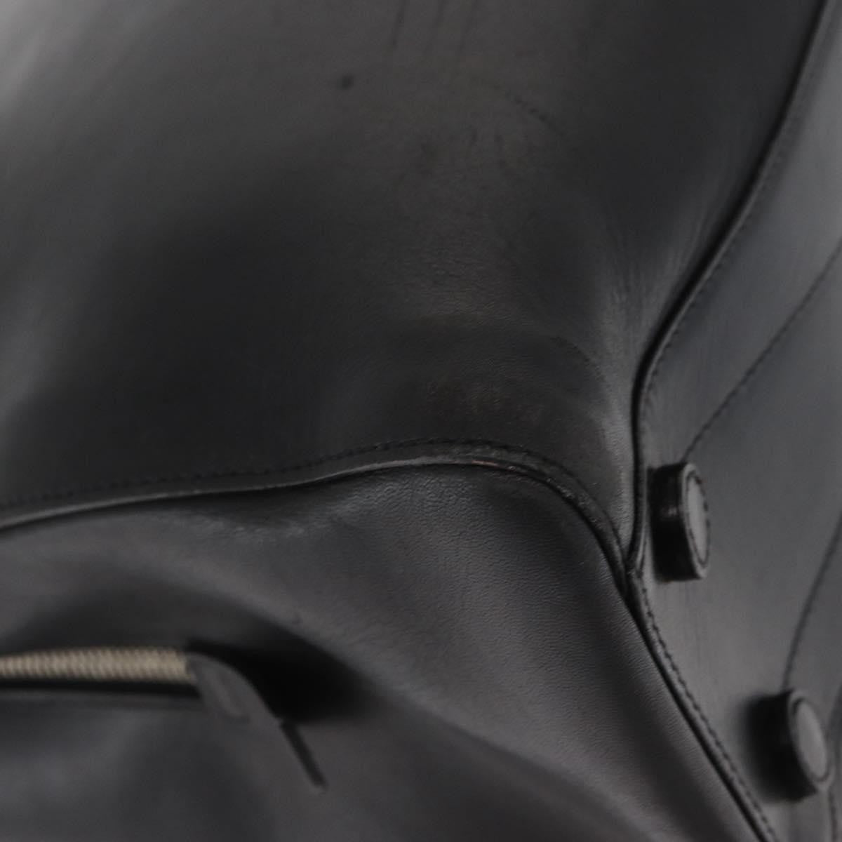 Prada Vintage Briefcase Leather, BLACK, LEATHER, Briefcase