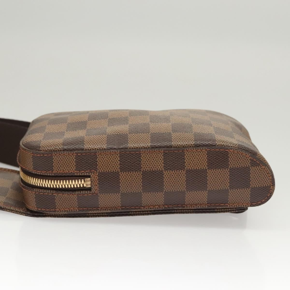 Louis Vuitton Geronimos Waist Bag Damier, BROWN, CANVAS, Shoulder bag